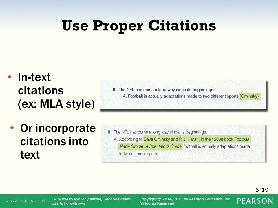 Proper citation quotation and referencing using